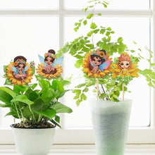 Load image into Gallery viewer, 6Pcs Bee Stakes Diamond Painting Kits Animal Diamond Art Kits for Garden Decor