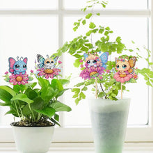 Load image into Gallery viewer, 6Pcs Bee Stakes Diamond Painting Kits Animal Diamond Art Kits for Garden Decor