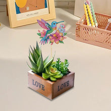 Load image into Gallery viewer, 6Pcs Bee Stakes Diamond Painting Kits Animal Diamond Art Kits for Garden Decor