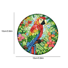 Load image into Gallery viewer, 8Pcs Wooden Cats 5D Diamond Painting Kits Shining Drink Coasters for Party Decor