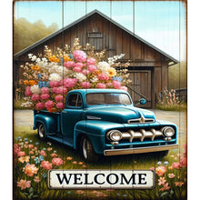 Load image into Gallery viewer, Diamond Painting - Full Round - Car Full Of Flowers (35*40CM)