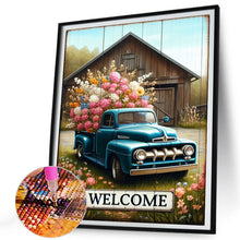Load image into Gallery viewer, Diamond Painting - Full Round - Car Full Of Flowers (35*40CM)
