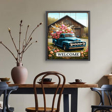Load image into Gallery viewer, Diamond Painting - Full Round - Car Full Of Flowers (35*40CM)
