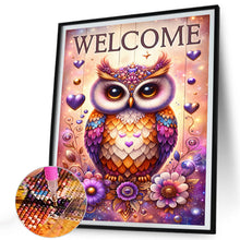 Load image into Gallery viewer, Diamond Painting - Full Round - Owl (35*40CM)