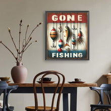 Load image into Gallery viewer, Diamond Painting - Full Round - Fishing (35*40CM)