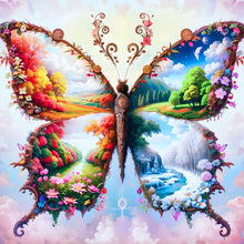 Load image into Gallery viewer, Diamond Painting - Full Round - Four Seasons Butterfly (30*30CM)