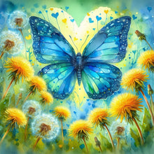 Load image into Gallery viewer, Diamond Painting - Full Round - Dandelion Butterfly (30*30CM)