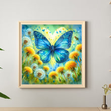 Load image into Gallery viewer, Diamond Painting - Full Round - Dandelion Butterfly (30*30CM)