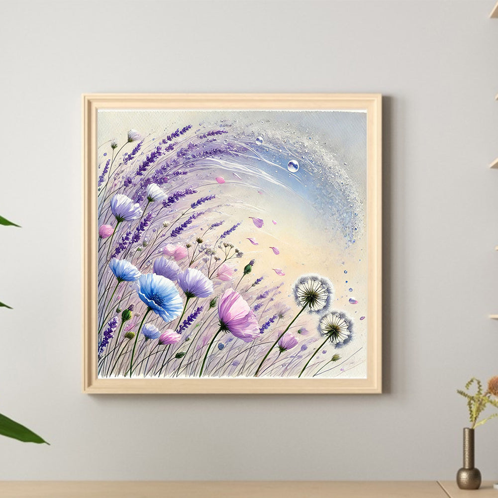 Diamond Painting - Full Round - Flowers (40*40CM)