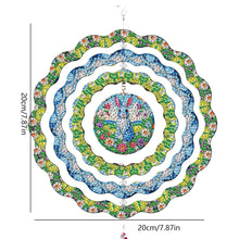 Load image into Gallery viewer, DIY Diamond Painting Art Rotating Wind Chime Acrylic Diamond Art Hanging Pendant