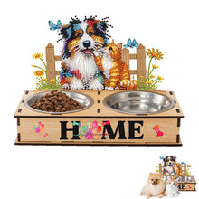 Load image into Gallery viewer, 5D DIY Diamond Painting Water Feeder Diamond Art Dog Bowl for Small Medium Pets