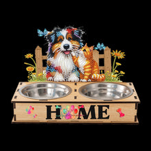 Load image into Gallery viewer, 5D DIY Diamond Painting Water Feeder Diamond Art Dog Bowl for Small Medium Pets