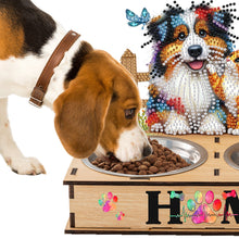 Load image into Gallery viewer, 5D DIY Diamond Painting Water Feeder Diamond Art Dog Bowl for Small Medium Pets