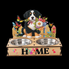 Load image into Gallery viewer, 5D DIY Diamond Painting Water Feeder Diamond Art Dog Bowl for Small Medium Pets