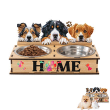 Load image into Gallery viewer, 5D DIY Diamond Painting Water Feeder Diamond Art Dog Bowl for Small Medium Pets