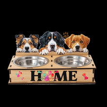 Load image into Gallery viewer, 5D DIY Diamond Painting Water Feeder Diamond Art Dog Bowl for Small Medium Pets