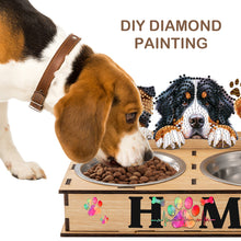 Load image into Gallery viewer, 5D DIY Diamond Painting Water Feeder Diamond Art Dog Bowl for Small Medium Pets