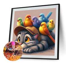 Load image into Gallery viewer, Diamond Painting - Full Round - Parrot Cat (40*40CM)
