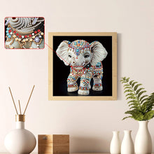 Load image into Gallery viewer, Diamond Painting - Partial Special Shaped - Elephant (30*30CM)