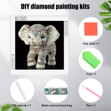 Load image into Gallery viewer, Diamond Painting - Partial Special Shaped - Elephant (30*30CM)