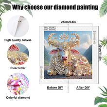 Load image into Gallery viewer, Diamond Painting - Partial Special Shaped - Cow And Child (30*30CM)