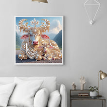 Load image into Gallery viewer, Diamond Painting - Partial Special Shaped - Cow And Child (30*30CM)