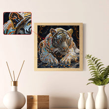 Load image into Gallery viewer, Diamond Painting - Partial Special Shaped - Tiger (30*30CM)
