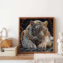 Load image into Gallery viewer, Diamond Painting - Partial Special Shaped - Tiger (30*30CM)