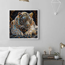 Load image into Gallery viewer, Diamond Painting - Partial Special Shaped - Tiger (30*30CM)