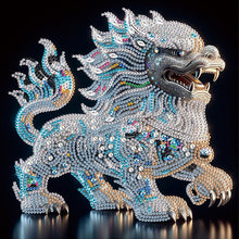 Load image into Gallery viewer, Diamond Painting - Partial Special Shaped - Lion (30*30CM)
