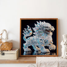 Load image into Gallery viewer, Diamond Painting - Partial Special Shaped - Lion (30*30CM)