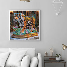 Load image into Gallery viewer, Diamond Painting - Partial Special Shaped - Tiger (30*30CM)