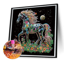 Load image into Gallery viewer, Diamond Painting - Partial Special Shaped - Horse (30*30CM)