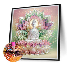 Load image into Gallery viewer, Diamond Painting - Partial Special Shaped - Buddha (30*30CM)
