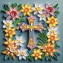 Load image into Gallery viewer, Diamond Painting - Partial Special Shaped - Cross (30*30CM)
