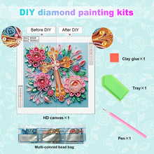 Load image into Gallery viewer, Diamond Painting - Partial Special Shaped - Cross (30*30CM)