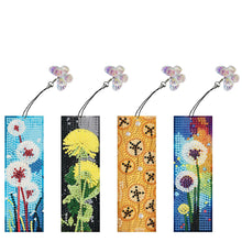 Load image into Gallery viewer, 4Pcs Special Shaped Beautiful Pattern 5D DIY Diamond Art Book Mark for Beginners