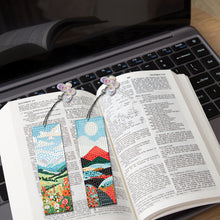 Load image into Gallery viewer, 4Pcs Special Shaped Beautiful Pattern 5D DIY Diamond Art Book Mark for Beginners