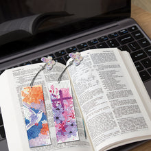 Load image into Gallery viewer, 4Pcs Special Shaped Beautiful Pattern 5D DIY Diamond Art Book Mark for Beginners