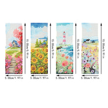 Load image into Gallery viewer, 4Pcs Special Shaped Beautiful Pattern 5D DIY Diamond Art Book Mark for Beginners
