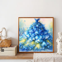 Load image into Gallery viewer, Diamond Painting - Full Round - Blue Flower Skirt (30*30CM)