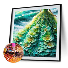Load image into Gallery viewer, Diamond Painting - Full Round - Green Flower Skirt (30*30CM)