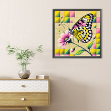 Load image into Gallery viewer, Diamond Painting - Full Round - Butterfly In Squares (30*30CM)