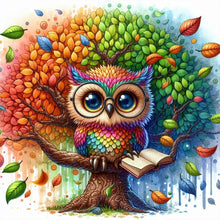 Load image into Gallery viewer, Diamond Painting - Full Round - Owl (30*30CM)