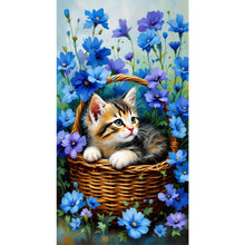 Load image into Gallery viewer, Diamond Painting - Full Round - Cat (40*70CM)