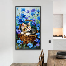 Load image into Gallery viewer, Diamond Painting - Full Round - Cat (40*70CM)