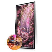 Load image into Gallery viewer, Diamond Painting - Full Round - Pink Dragon (40*70CM)
