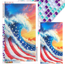 Load image into Gallery viewer, Diamond Painting - Full Round - Independence Day Waves (40*70CM)