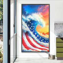 Load image into Gallery viewer, Diamond Painting - Full Round - Independence Day Waves (40*70CM)