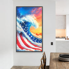 Load image into Gallery viewer, Diamond Painting - Full Round - Independence Day Waves (40*70CM)
